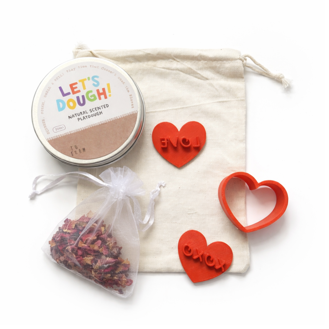 Valentines Play Dough Bag